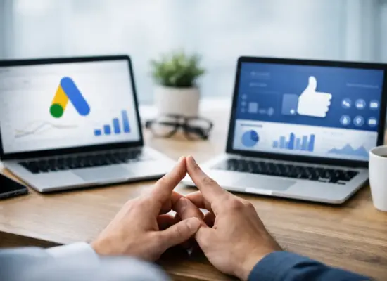 Google Ads sau Facebook Ads?
